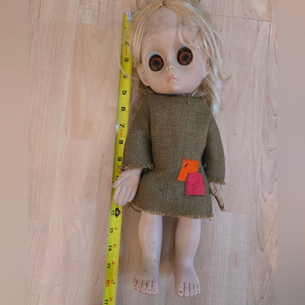 RARE 1965 vintage Hasbro Little Miss No Name Doll with Box - Picture 3 of 13